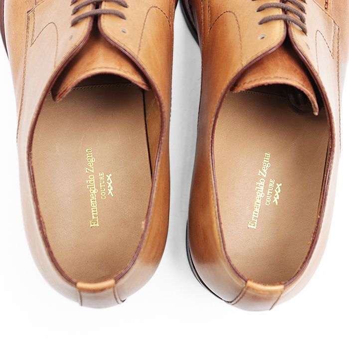 SALE【美品】Ermenegildo Zegna エルメネジルド ゼニア レザーシューズ 