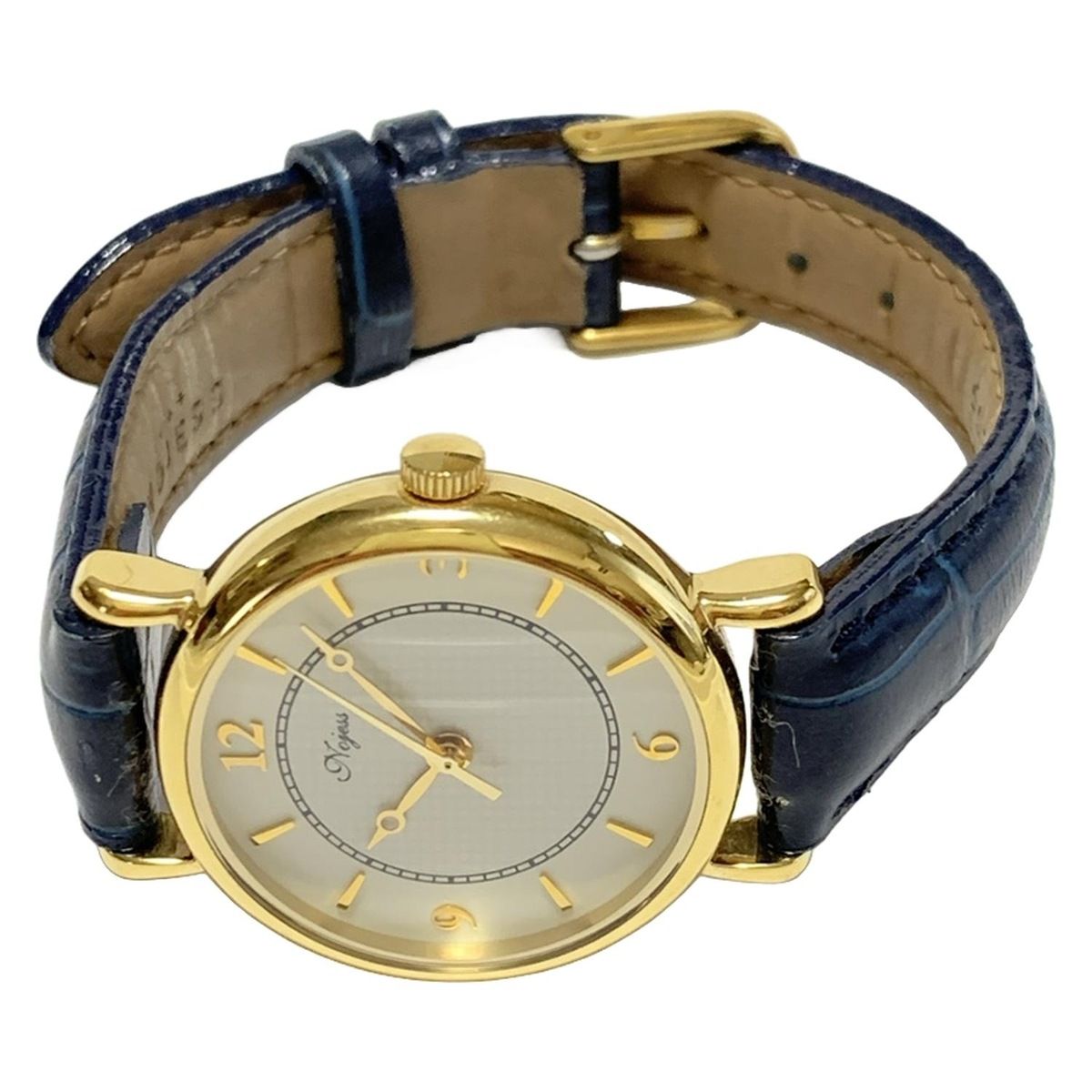 人気　NOJESS　ノジェス レディース 腕時計　美品 NOJESS(ノジェス) 腕時計美品 - レディース 型押し加工 アイボリー