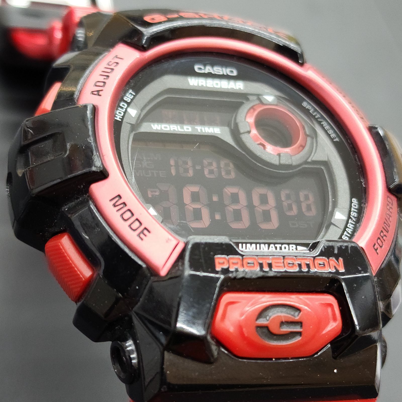 【レア海外モデル超美品】G-SHOCKクレイジーカラーズ G-8900SCレッド 電池交換済み】G-SHOCK 海外モデル クレイジーカラーズ 3285 G-8900SC