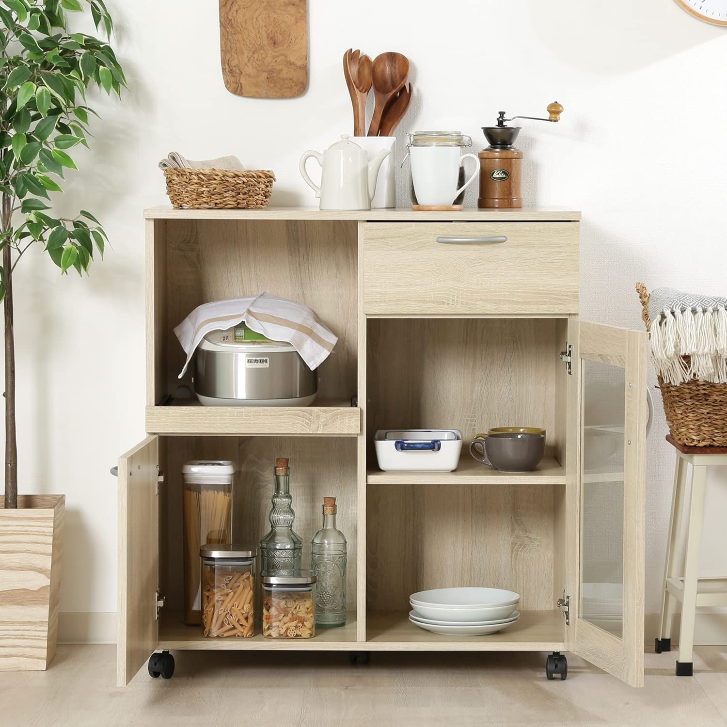 キャスター付き