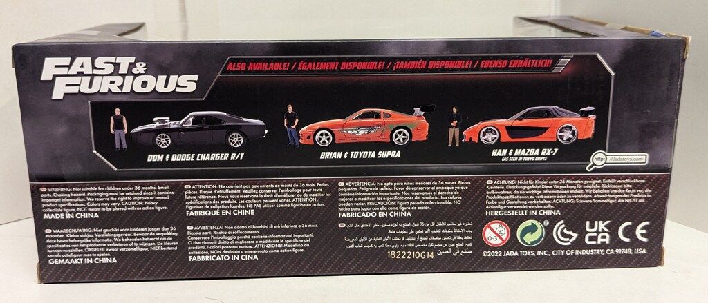 JADA TOYS 1/24 DOM & DODGE CHARGER R/T ブラック 30737 - メルカリ