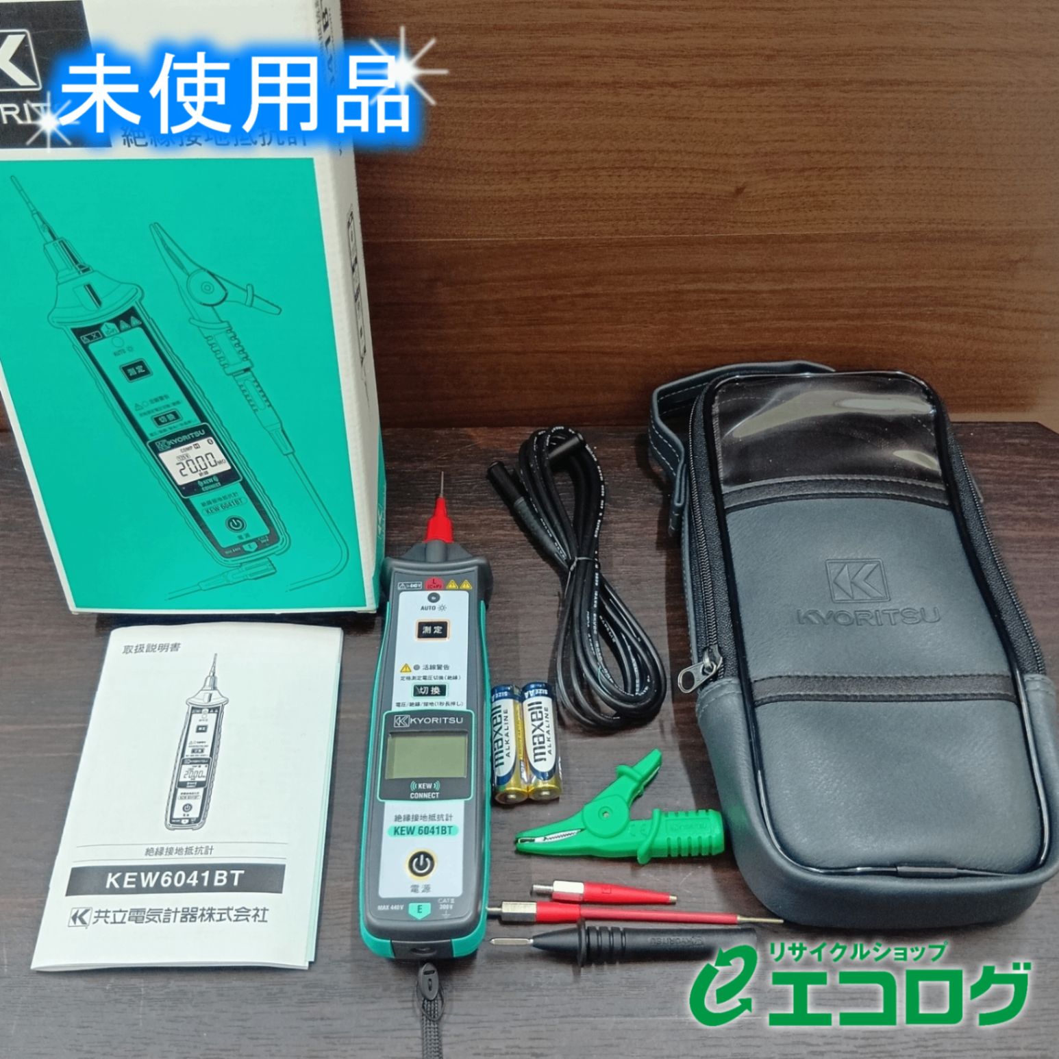 共立電気計器(KYORITSU) ペン型絶縁・接地抵抗計 KEW 6041BT 共立電気計器(KYORITSU) ペン型絶縁・接地抵抗計 KEW 6041BT
