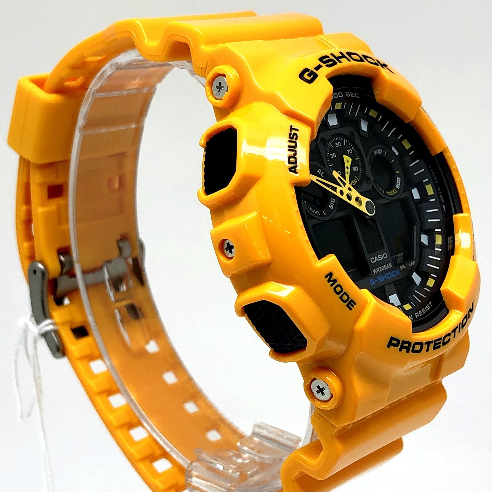 G-SHOCK ジーショック GA-100A-9A ビッグケース カラーモデル アナデジ