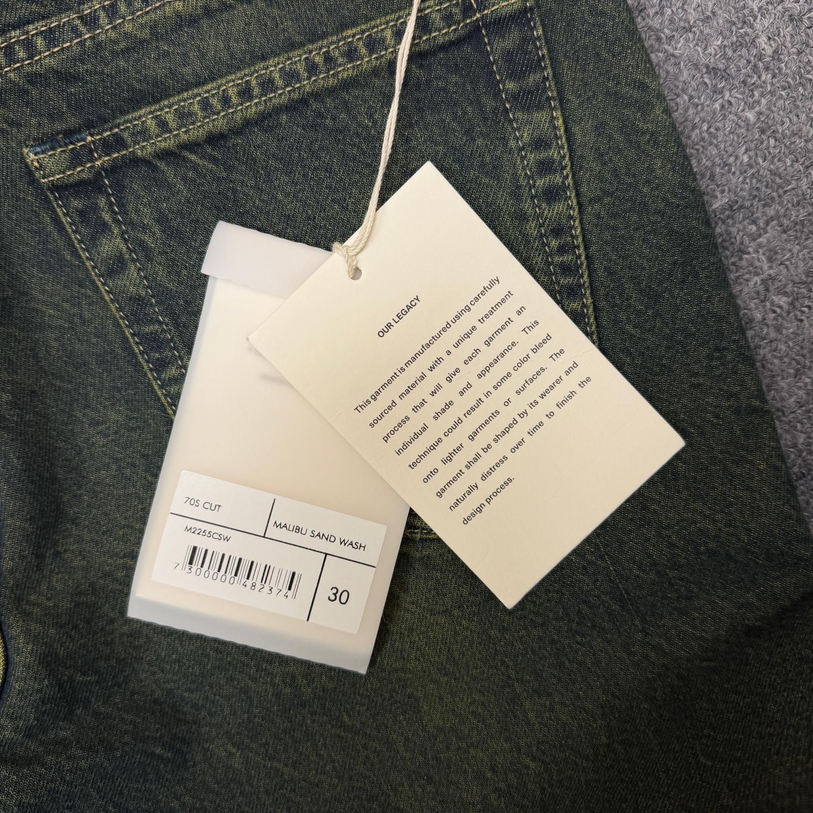 参考上代78000円 未使用 Our Legacy 70S CUT Malibu Sand Wash 70s 