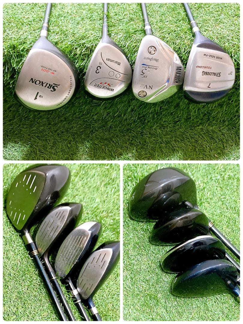 H22.スリクソン 初心者オススメ ゴルフクラブ メンズセット 右利き 13