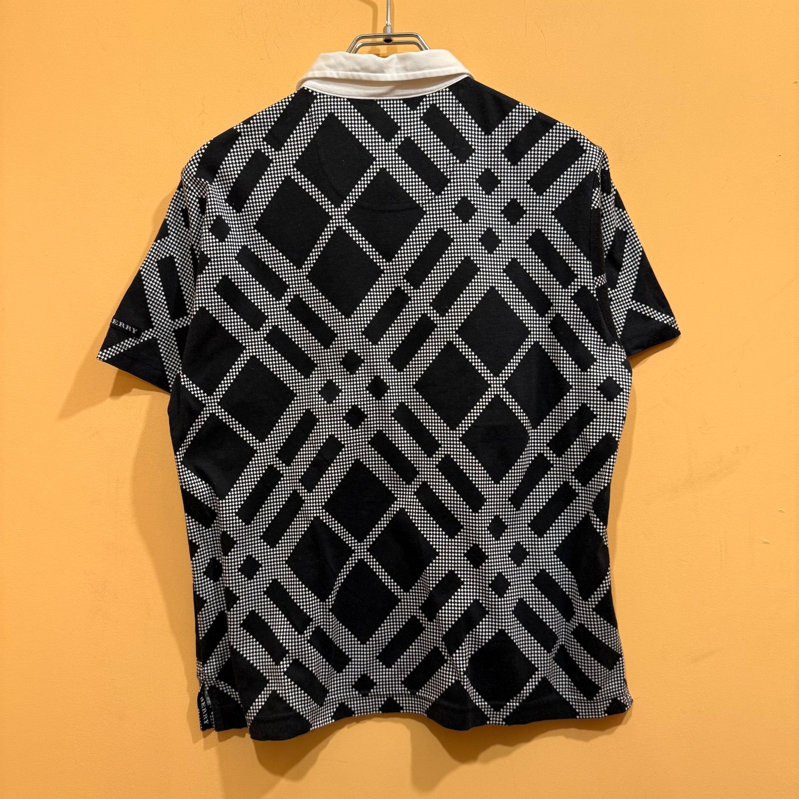 BURBERRY GOLF ノバチェック　半袖 ポロシャツ　ワンピース　Lサイズ 美品】BURBERRY GOLF ノバチェック 半袖 ポロシャツワンピース L 美品