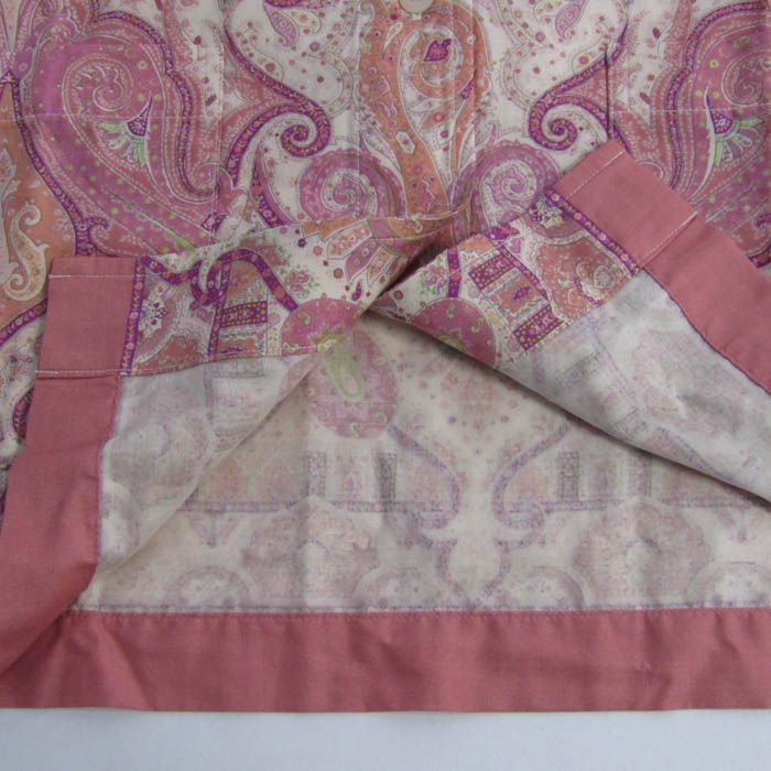 Etro ベージュ、レッド、ピンク、のペイズリー柄パッチワークシャツドレス Etro ベージュ、レッド、ピンク、ノペイズリーガラパッチワークシャツ