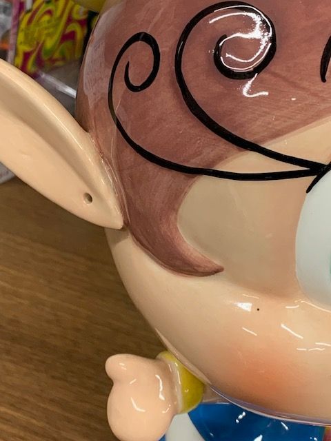 あくびちゃん 貯金箱 陶器製 ハクション大魔王 よばれてとびでてあくび
