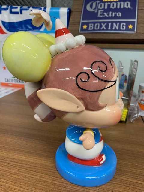 あくびちゃん 貯金箱 陶器製 ハクション大魔王 よばれてとびでてあくび