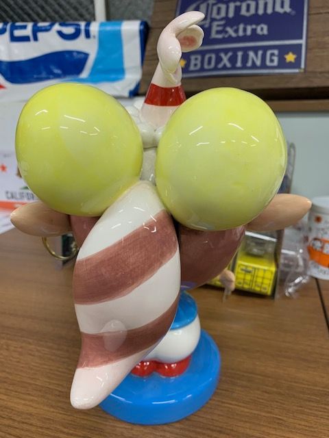 あくびちゃん 貯金箱 陶器製 ハクション大魔王 よばれてとびでてあくび