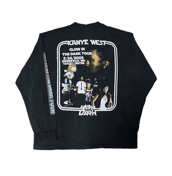 Kanye West / カニエウェスト 長袖 Tシャツ Glow in the Dark Tour