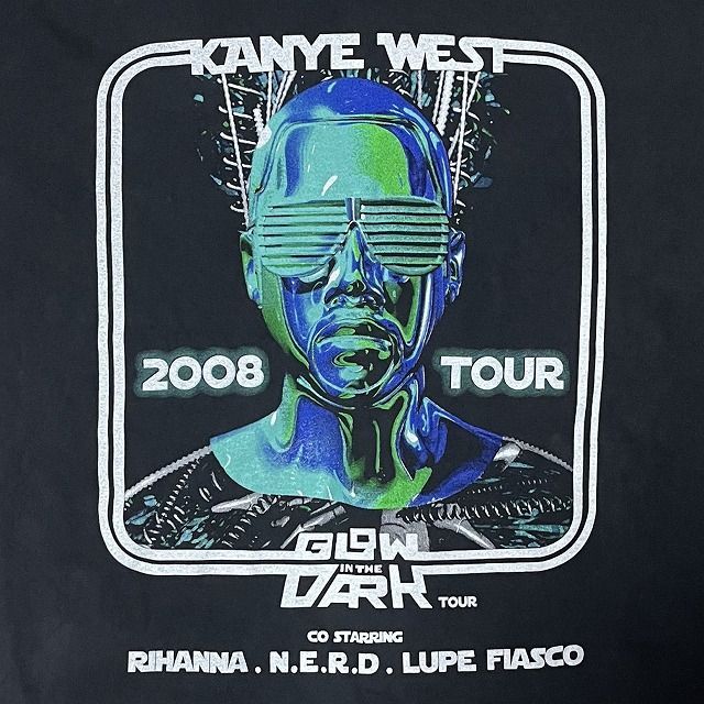 Kanye West / カニエウェスト 長袖 Tシャツ Glow in the Dark Tour