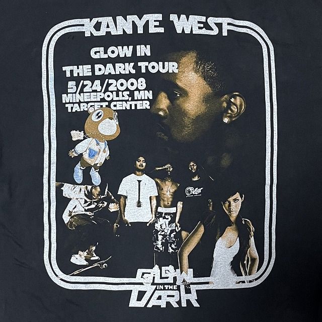 Kanye West / カニエウェスト 長袖 Tシャツ Glow in the Dark Tour