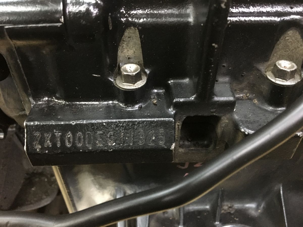 Kawasaki ZX-10R ZXT00D 06-07 実動 エンジン 吹け上り良好 レストア