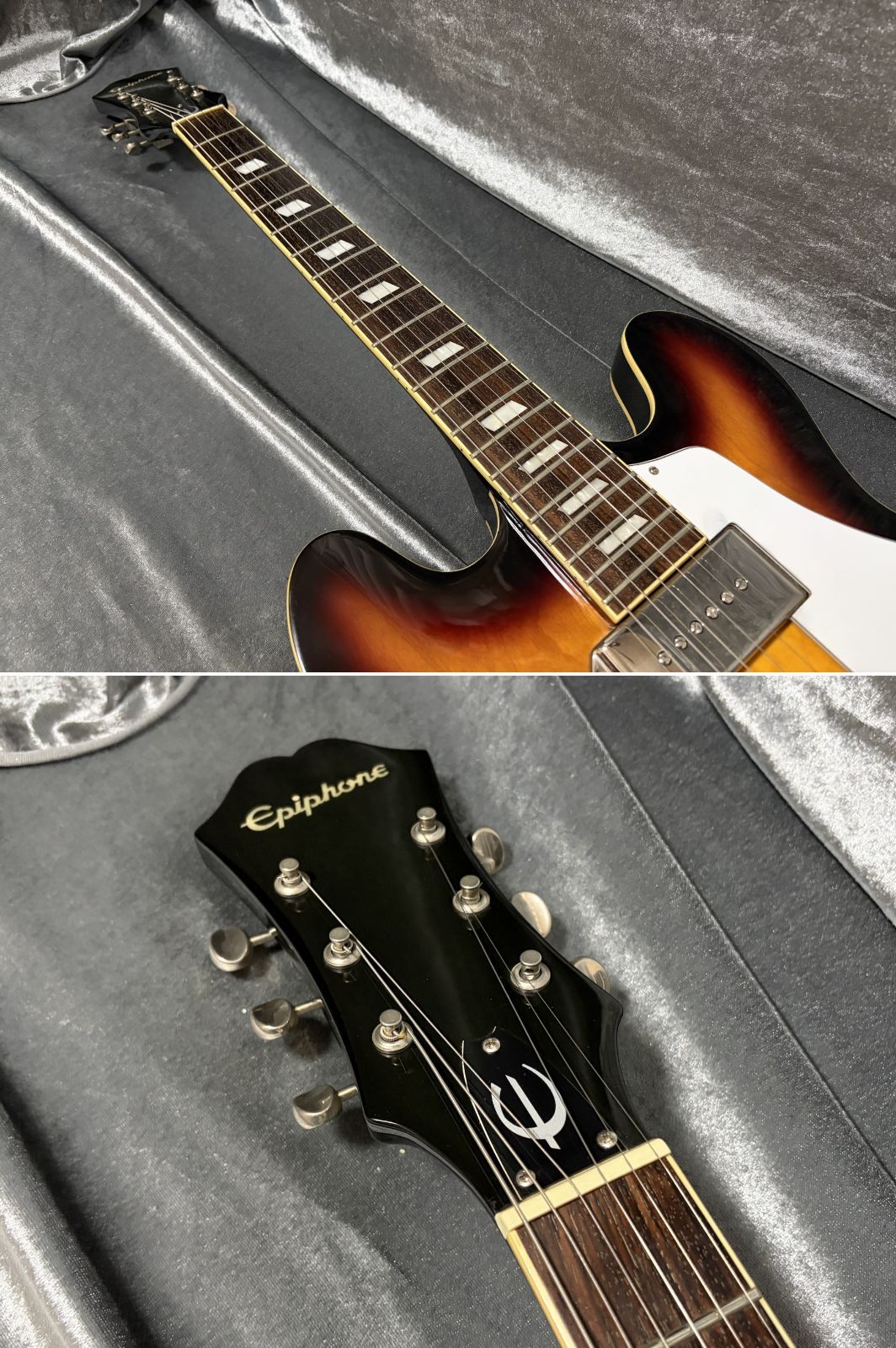 美品 2022年製 Epiphone CASINO カジノ セミアコ定番の名器 Epiphone Casino Natural エレキギター フルアコ カジノ エピフォン