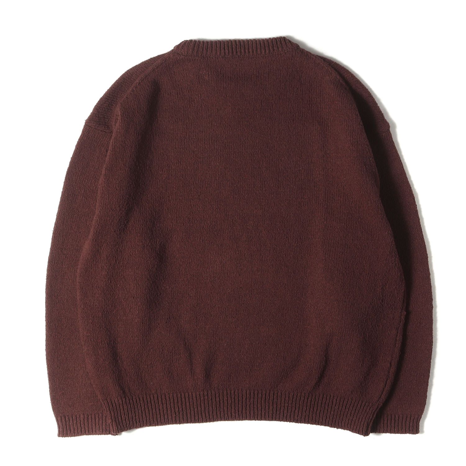 YOKE ヨーク ニット ブラウン ブルー サイズ:3 | 24SS クルーネック 