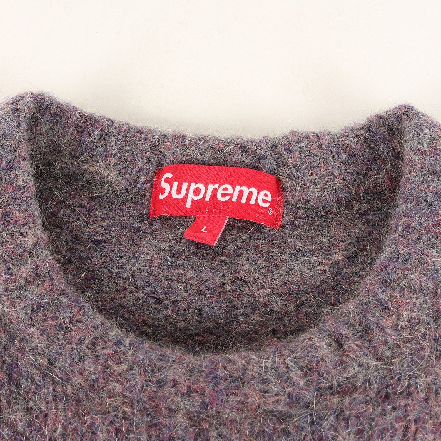 美品】Supreme シュプリーム ニット パープルメランジ サイズ:L | 22AW 