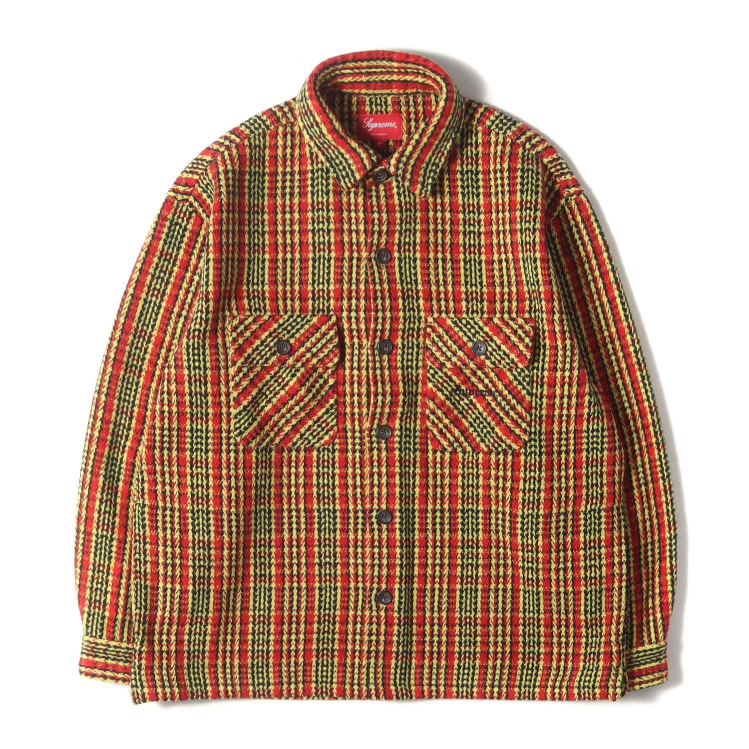 新品】Supreme シュプリーム シャツ ゴールド×レッド サイズ:M | 22AW
