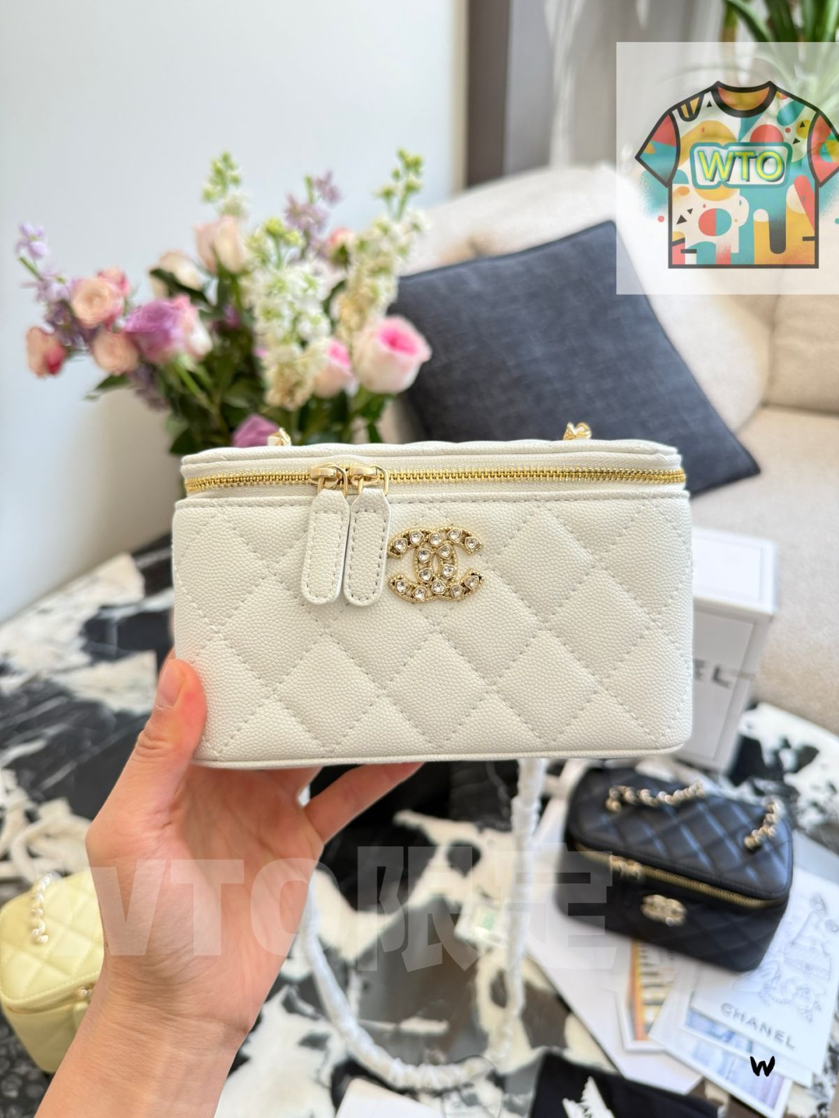 今日特価】Chanel シャネル 25p ロングボックス ハート型のダイヤ