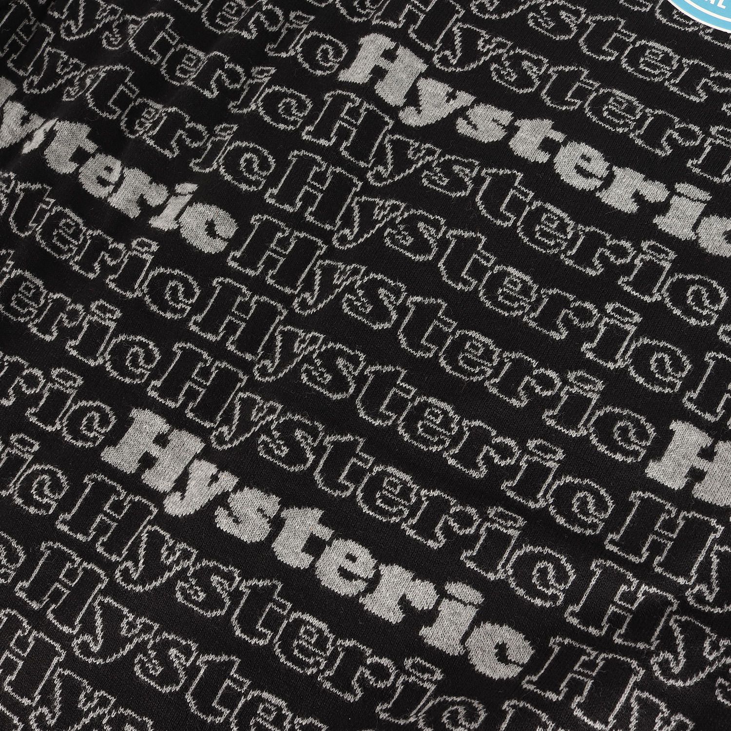 新品】HYSTERIC GLAMOUR ヒステリックグラマー ニット ブラック グレー