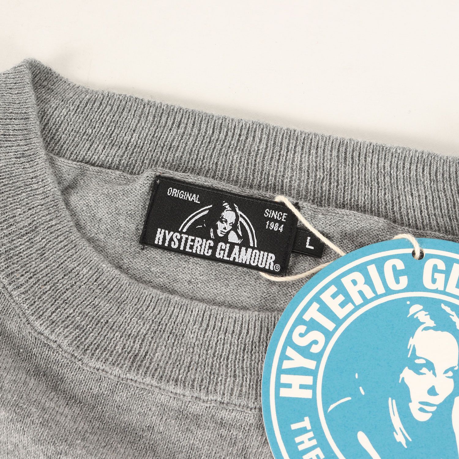 新品】HYSTERIC GLAMOUR ヒステリックグラマー ニット ヘザーライト