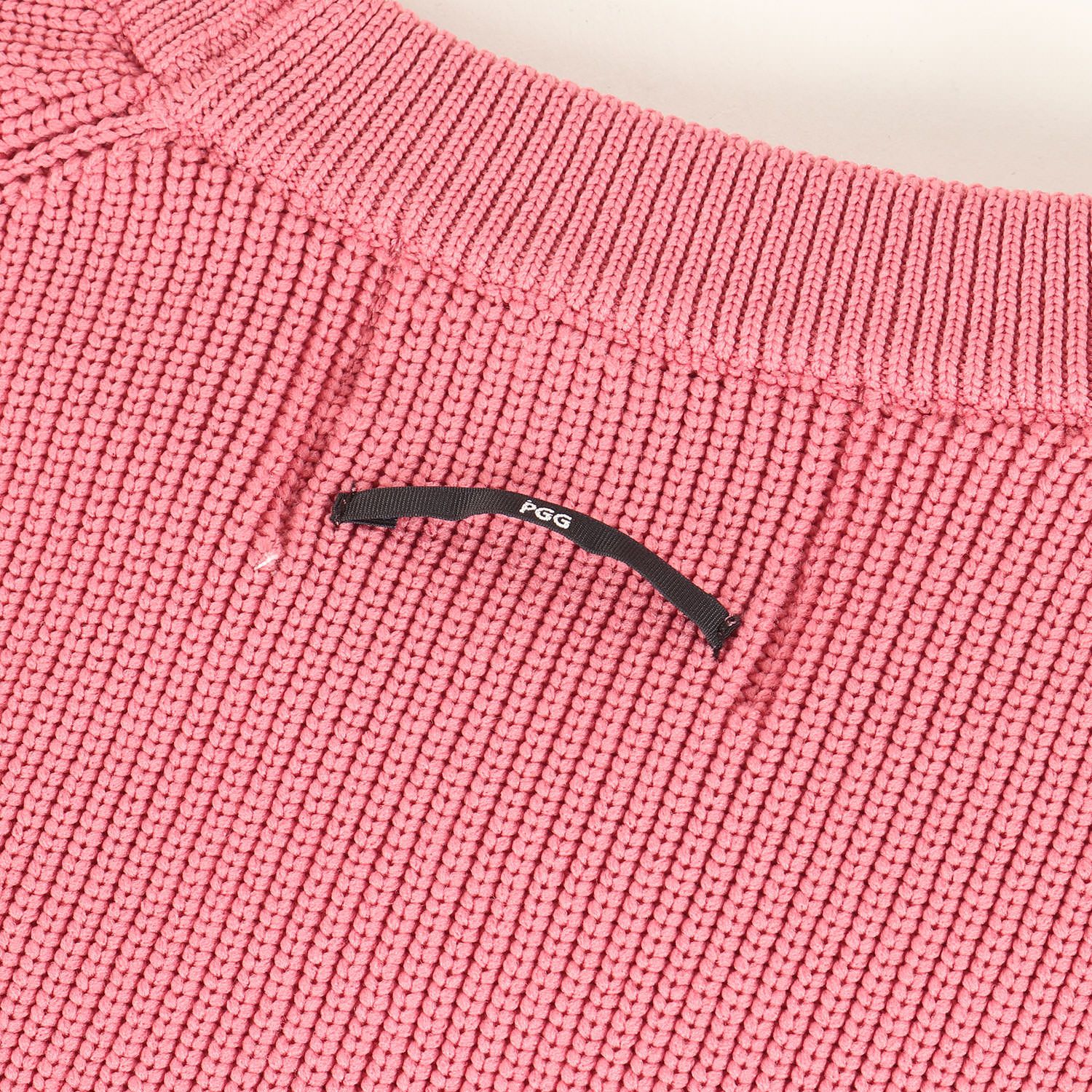 PGG ピージージー ニット ピンク サイズ:5 | 24SS ラグラン 畔編み