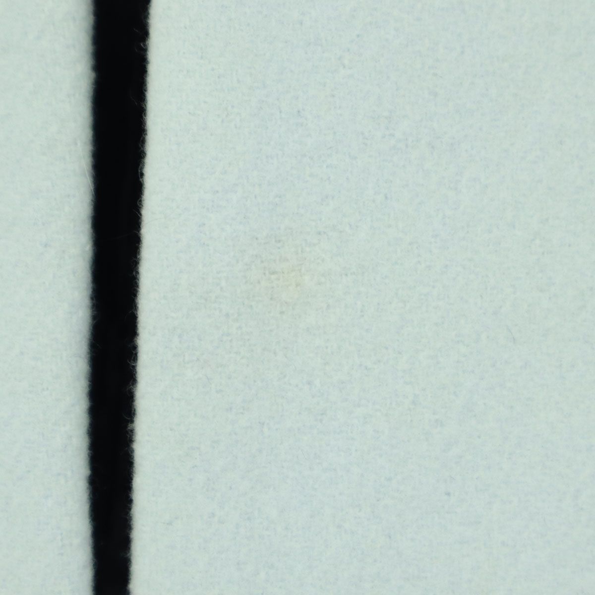 YOKO CHAN ヨーコチャン ノーカラー ウールコート 38 ライトブルー  