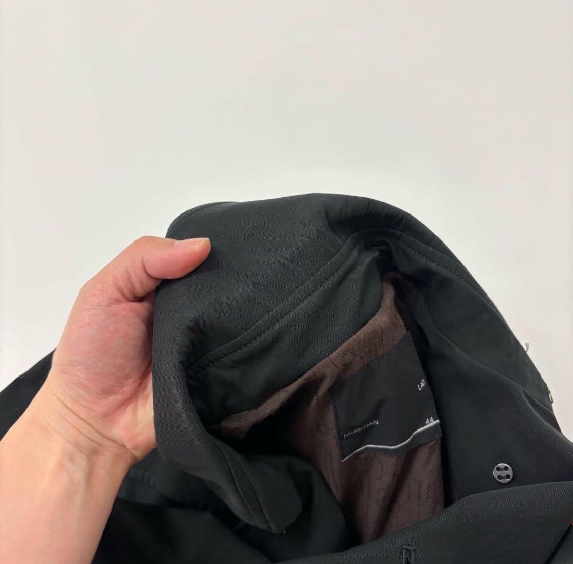 LAD MUSICIAN ラッドミュージシャン トレンチ コート COAT BLACK