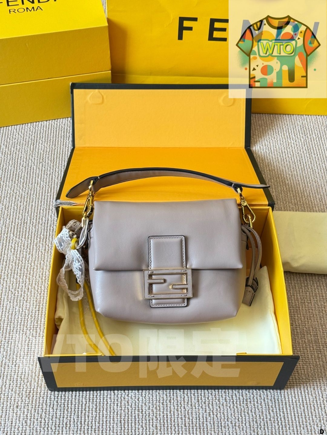 今日特価】Fendi フェンディ マンマバゲットシリーズ 柔らかな質感が