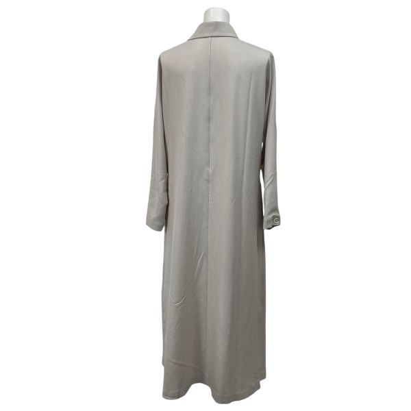 ◇ レキップ LEQUIPE ロングワンピース 長袖 スタンドカラー Iライン