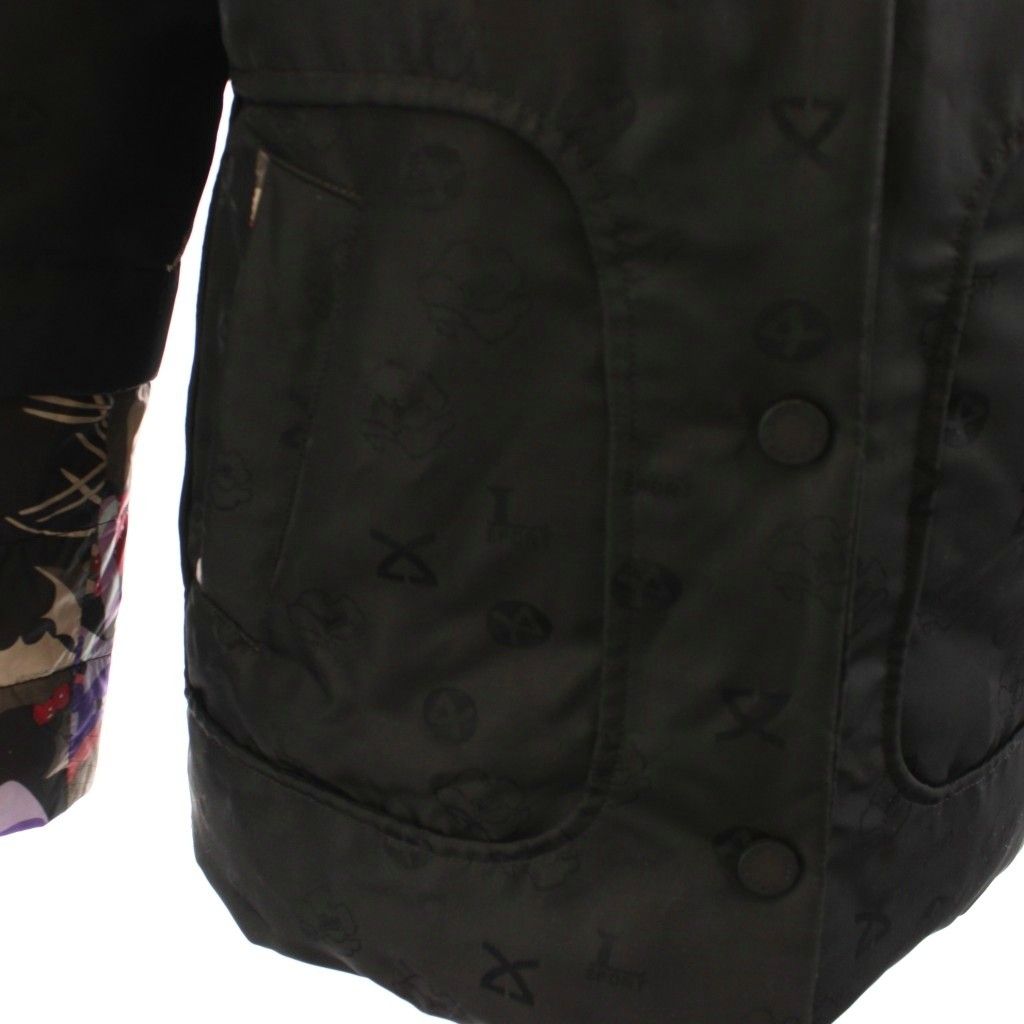 レオナールスポーツ LEONARD SPORT ダウンジャケット 総柄 フード 花柄