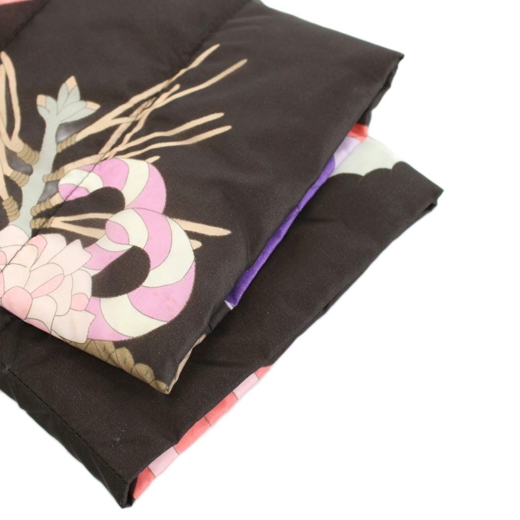 レオナールスポーツ LEONARD SPORT ダウンジャケット 総柄 フード 花柄