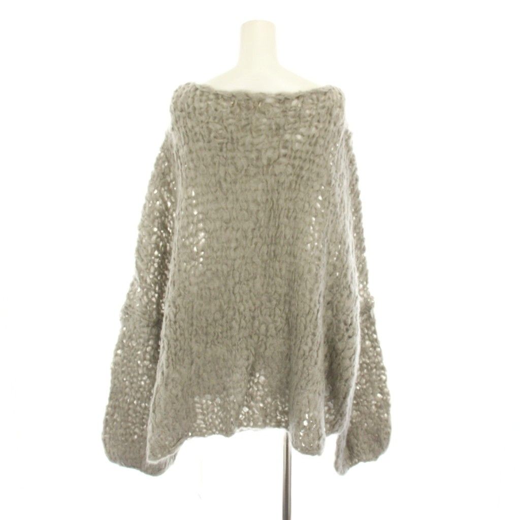 プラージュ Plage 23AW ハンドニット HAND KNIT ジャンボタムプル