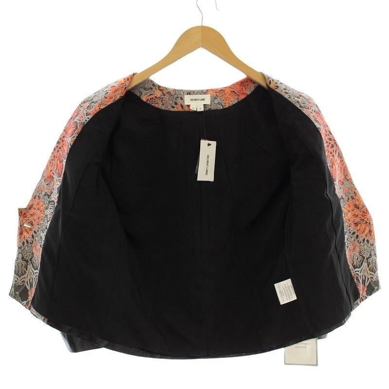 ヘルムートラング HELMUT LANG Medallion jacquard Leather Jacket