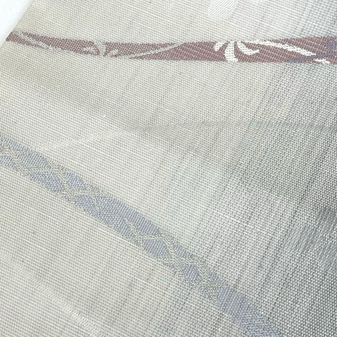 着物と帯 時流】SN25716ts◇正絹 京袋帯◇帯芯入 紗紬 千鳥 未使用品