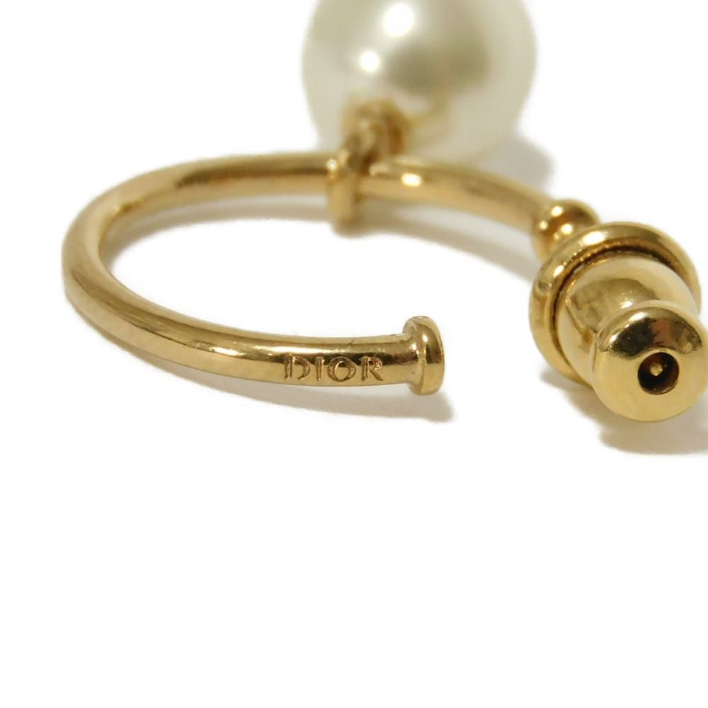 Dior ディオール Petit CD 片方のみ 現行 ロゴ フープ スタッド メタル