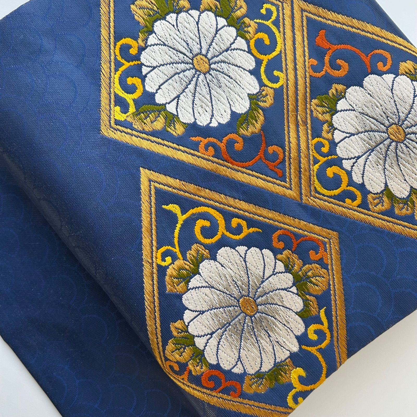 名古屋 正絹 リサイクル着物】名古屋帯 正絹 Sランク 小紫色（こむらさきいろ