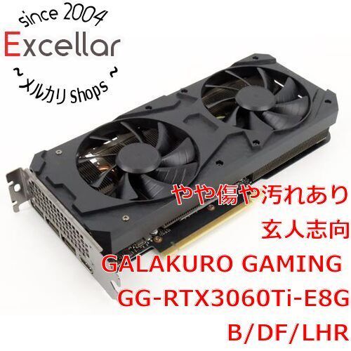 bn:6] 玄人志向グラボ GALAKURO GAMING GG-RTX3060Ti-E8GB/DF/LHR