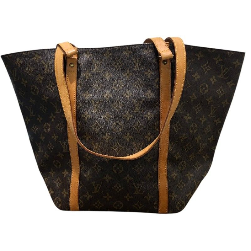 極美品／ルイ・ヴィトン サックショッピング ルイ・ヴィトン LOUIS VUITTON サックショッピング M51108 ブラウン×GD