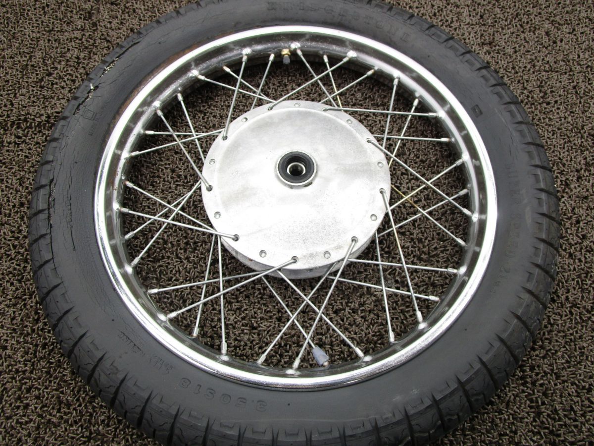 CB250エクスポート フロントホイール □T254！CB250 ホンダ 【 CB250E 】 キャブ車