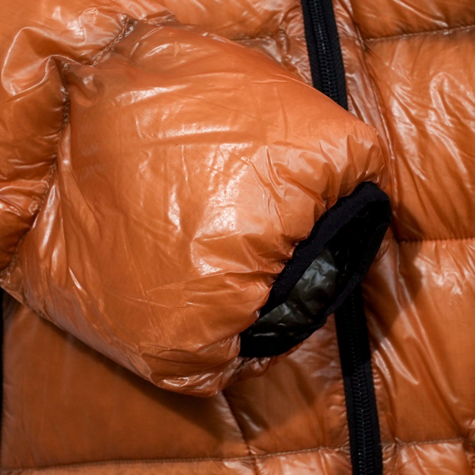 HERNO ヘルノ 新品 HERNO ヘルノ ダウンジャケット オレンジ/グレー