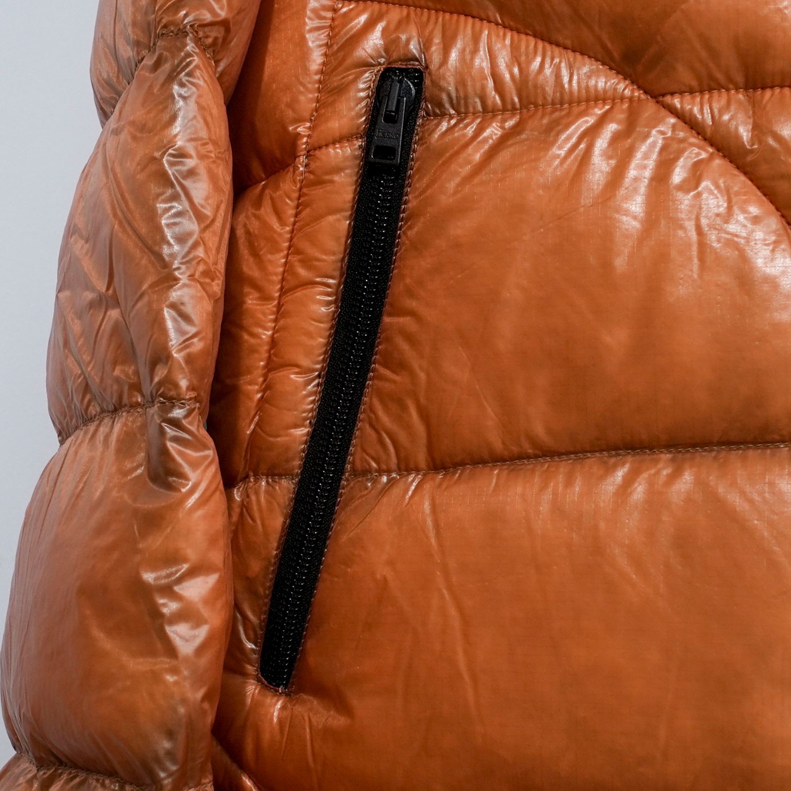 HERNO ヘルノ 新品 HERNO ヘルノ ダウンジャケット オレンジ/グレー