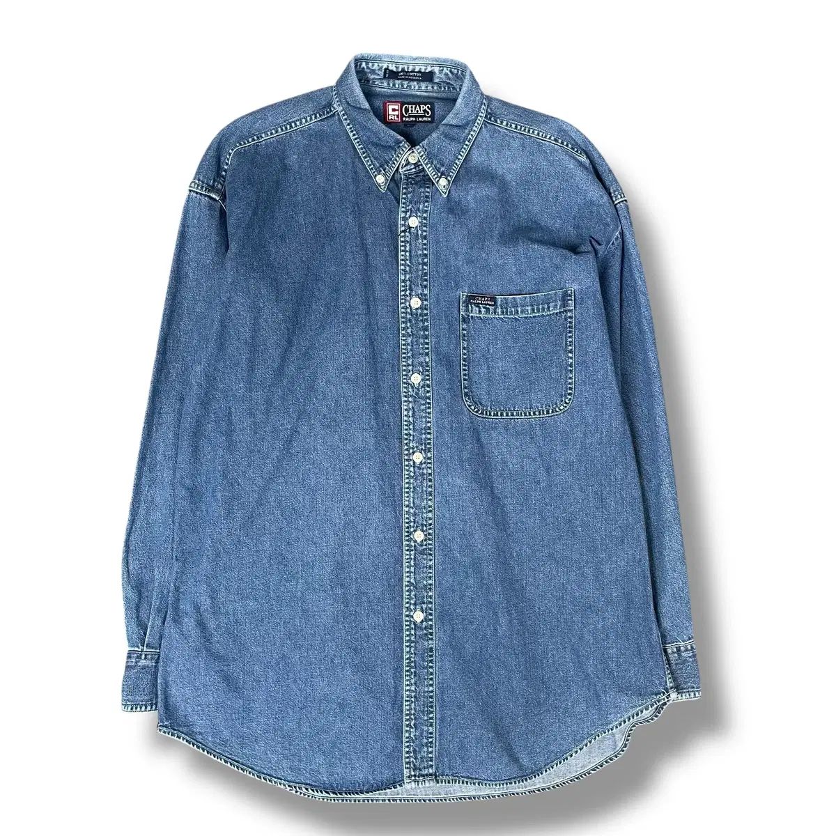 CHAPS ラルフローレン ワンポケット コットン ヴィンテージ デニム