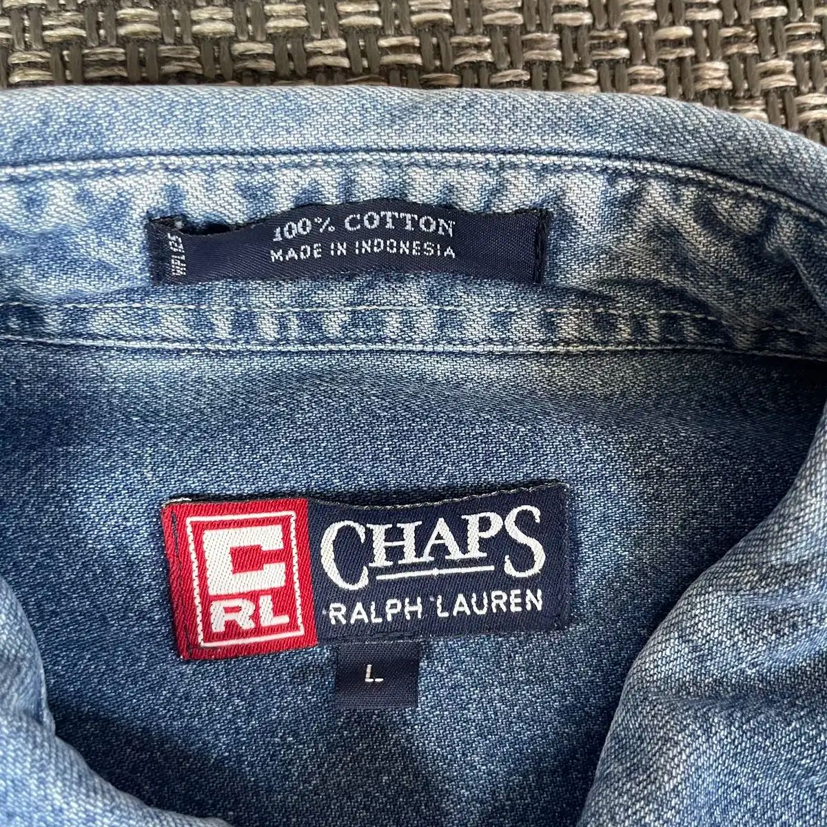 CHAPS ラルフローレン ワンポケット コットン ヴィンテージ デニム