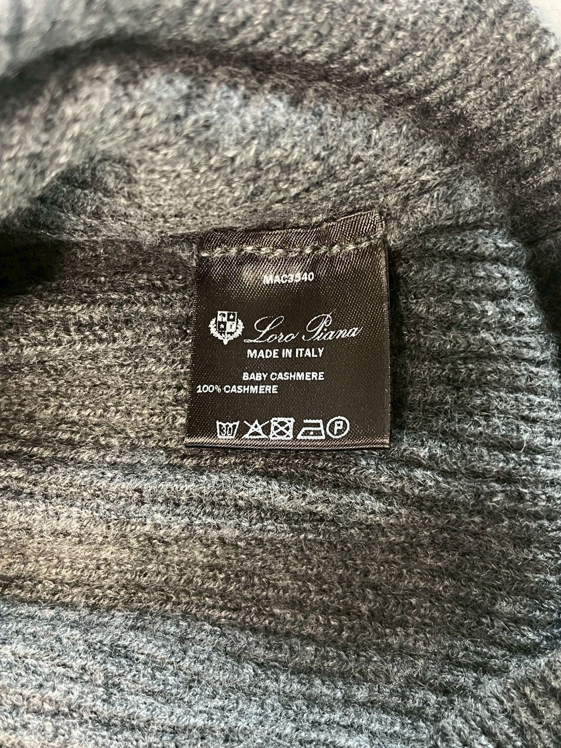 極美品 Loro Piana ロロピアーナ ベビーカシミヤ ニット ロロピアーナ ニット ベビーカシミヤ メンズ SIZE 54 Loro Piana