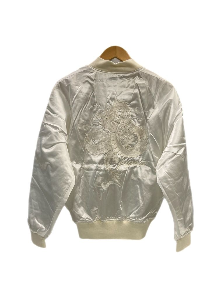 ほしひめ Hoshihime 星姫 スカジャン 龍刺繍 スカジャン サテン 白 F