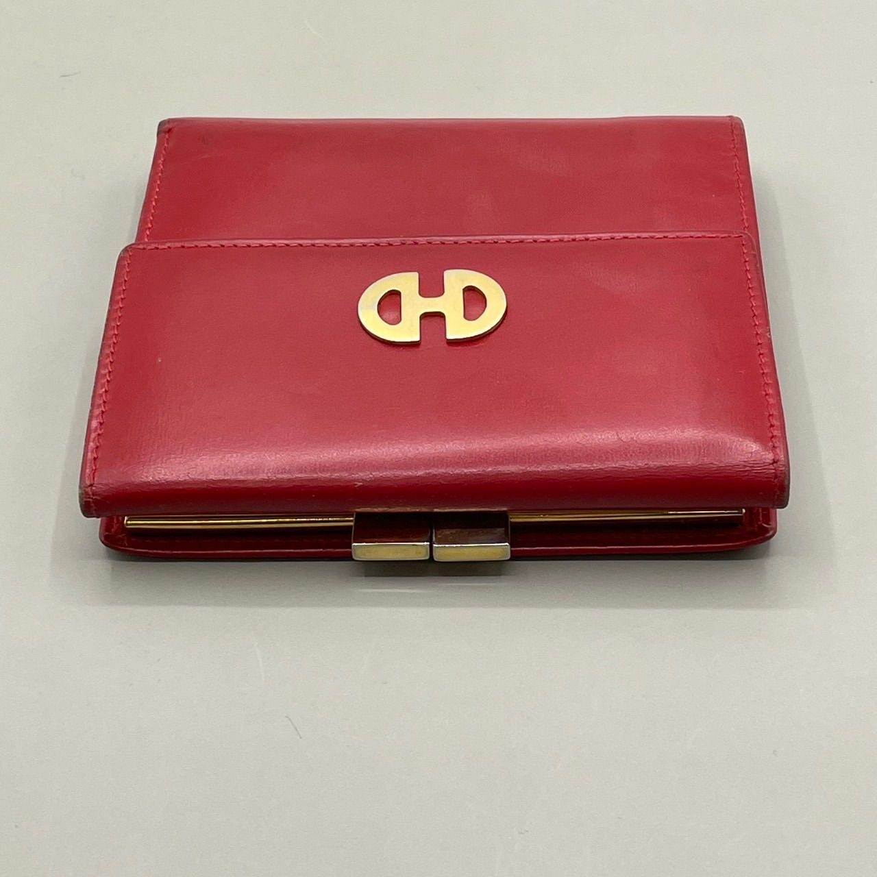 美品 希少 CELINE セリーヌ 二つ折り財布 コンパクトウォレット