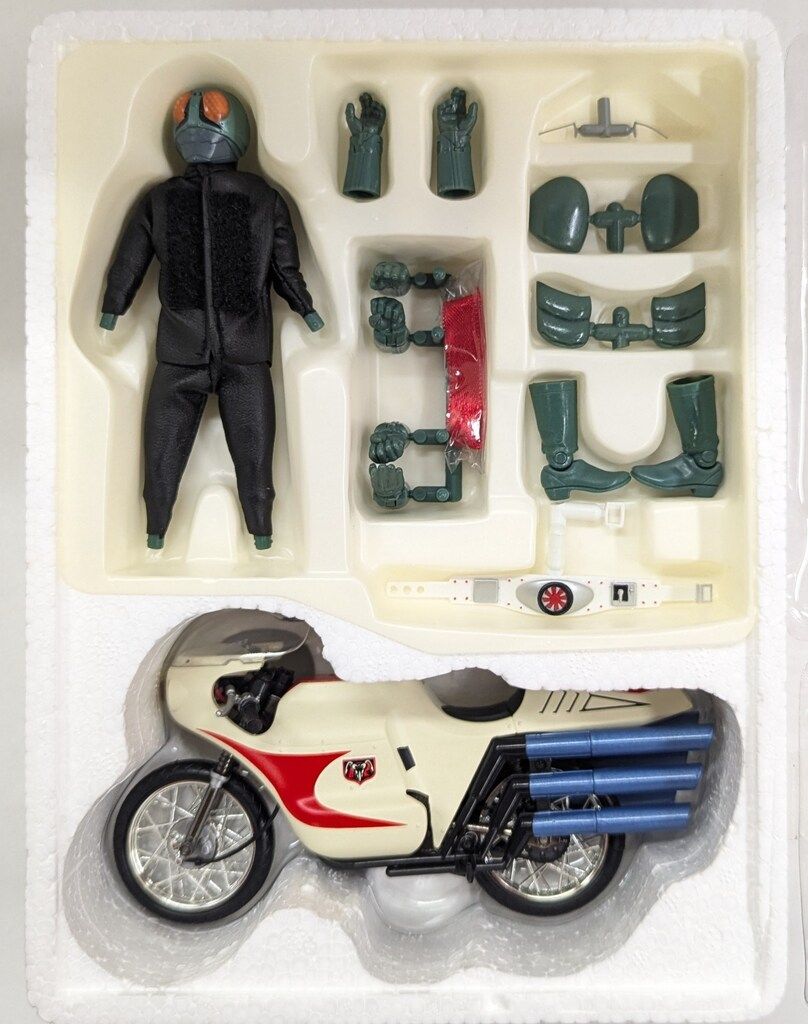 バンダイ ポピニカ魂 仮面ライダー サイクロン号(スーツ劣化あり初期版