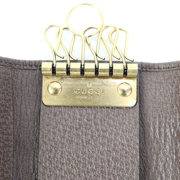 グッチ オフィディア GGキーケース スプリーム キャンバス ウェブ