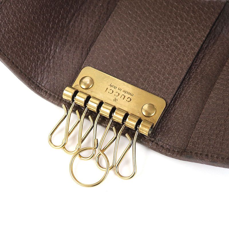 グッチ オフィディア GGキーケース スプリーム キャンバス ウェブ